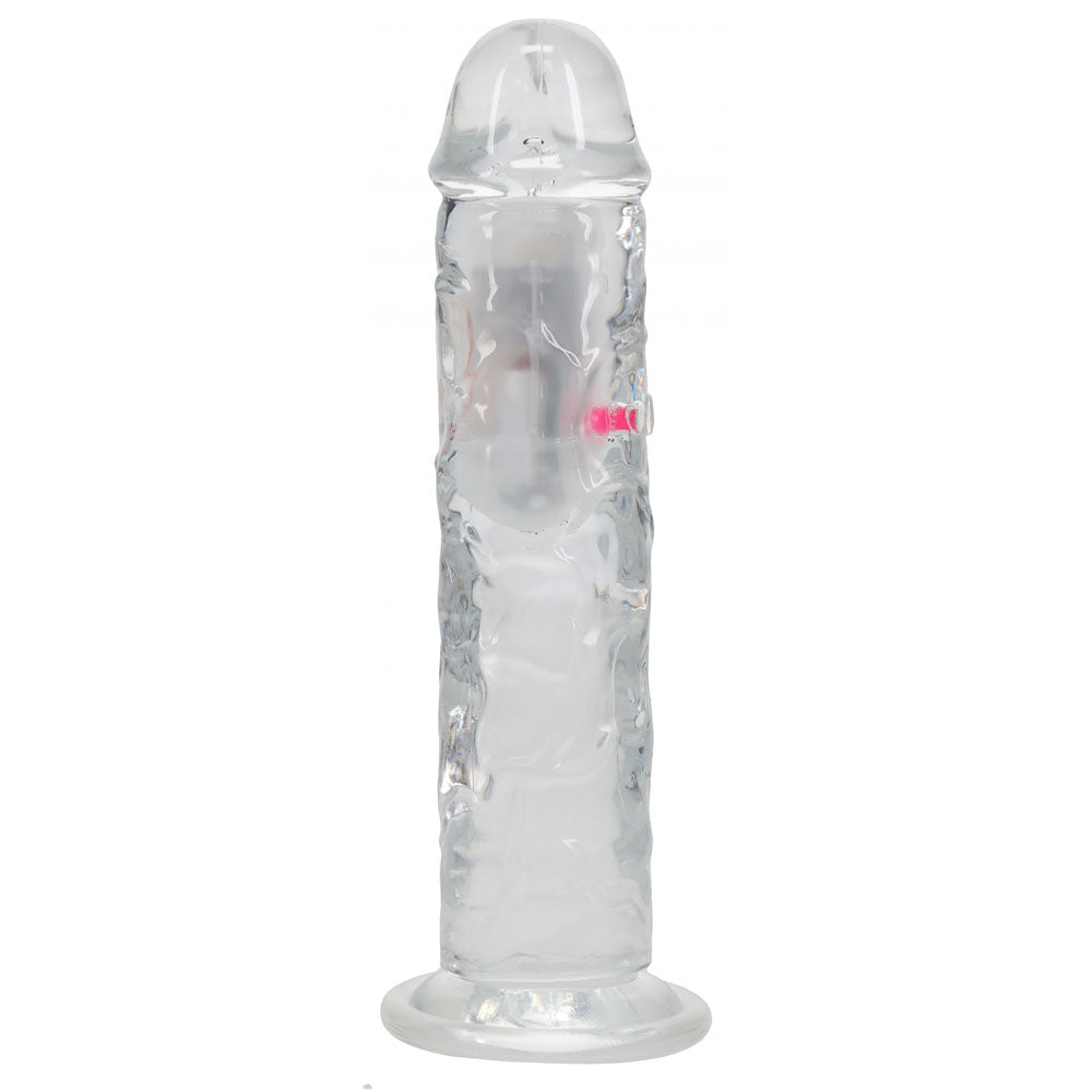 Shots Toys | REALROCK 8" Wireless LED Vibrating Dildo Dong with Remote