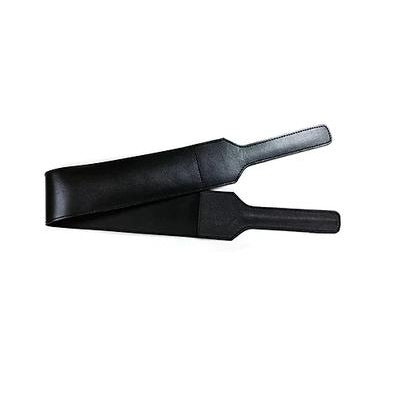 Rouge Leather Open Folded Paddle Black