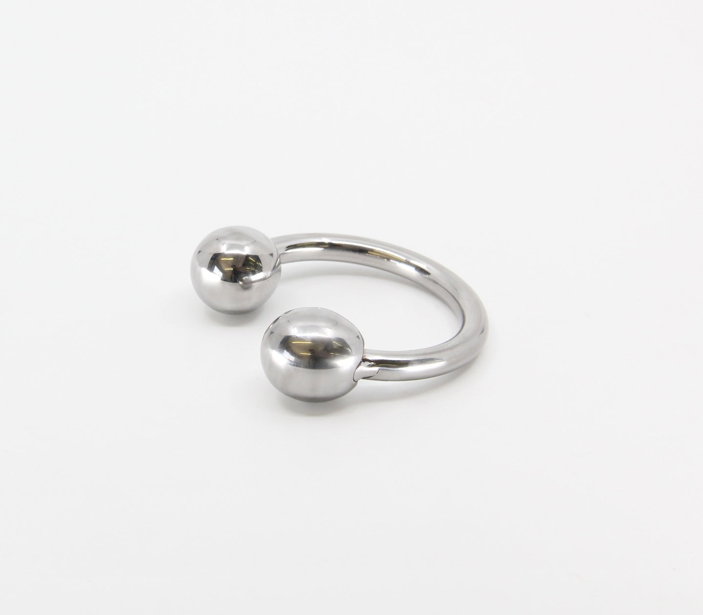 Love In Leather Stainless Steel Glans Ring - MULTIPLE SIZES