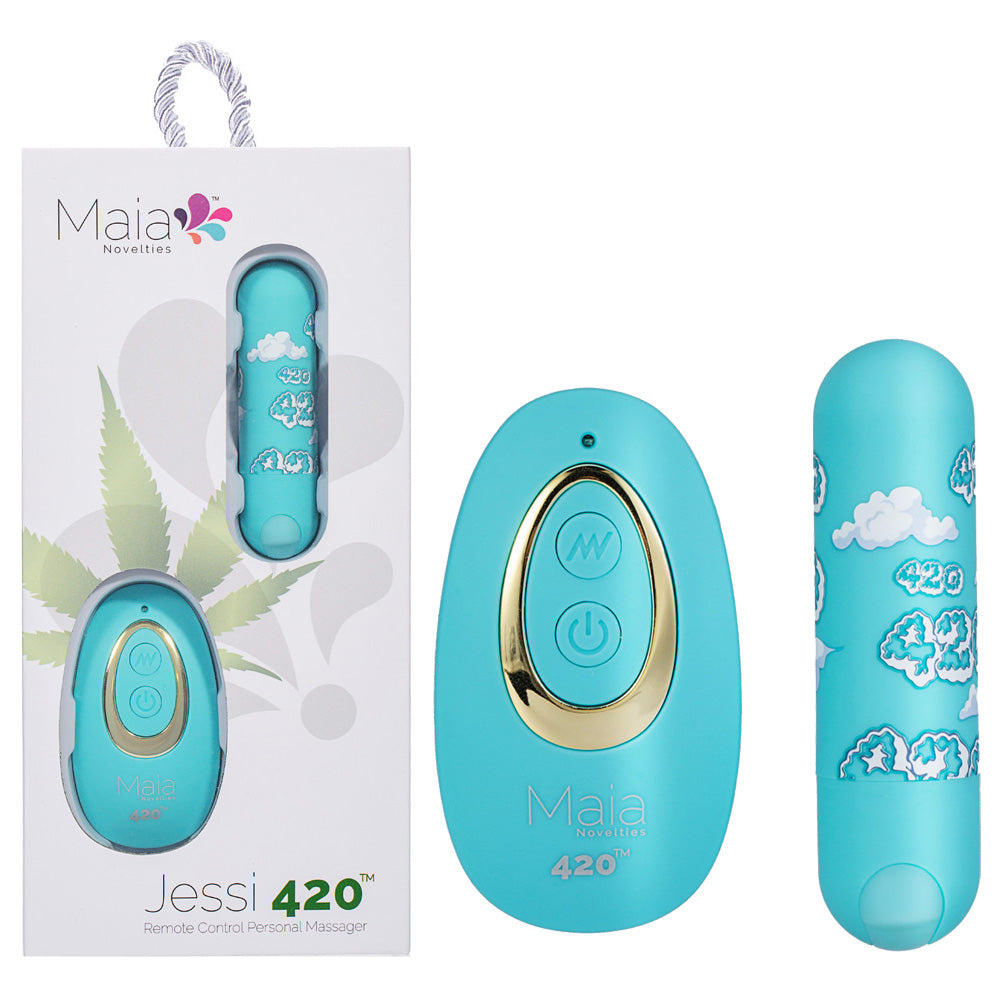 Maia Toys | Maia JESSI 420 - Sky Blue 7.6cm Bullet with Wireless Remote
