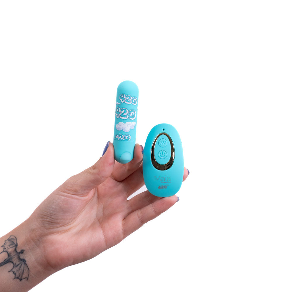 Maia Toys | Maia JESSI 420 - Sky Blue 7.6cm Bullet with Wireless Remote