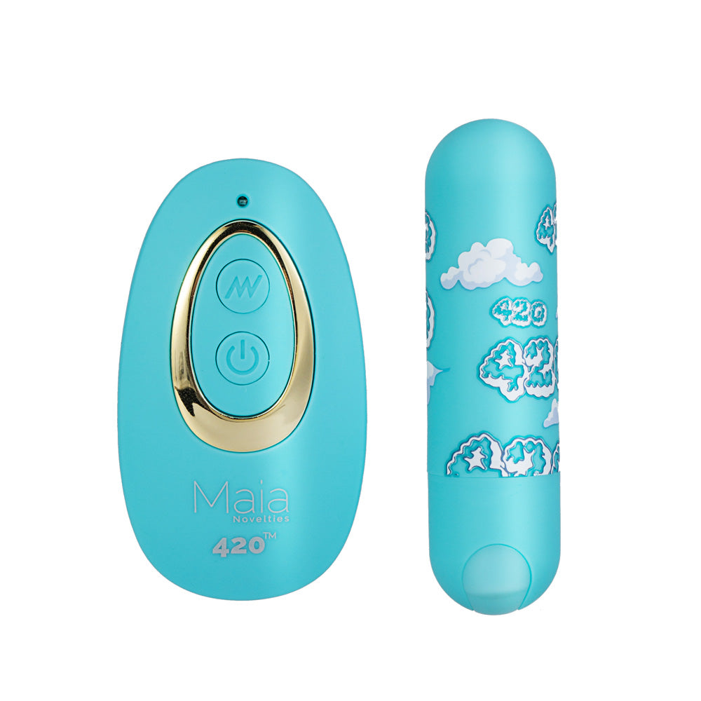 Maia Toys | Maia JESSI 420 - Sky Blue 7.6cm Bullet with Wireless Remote