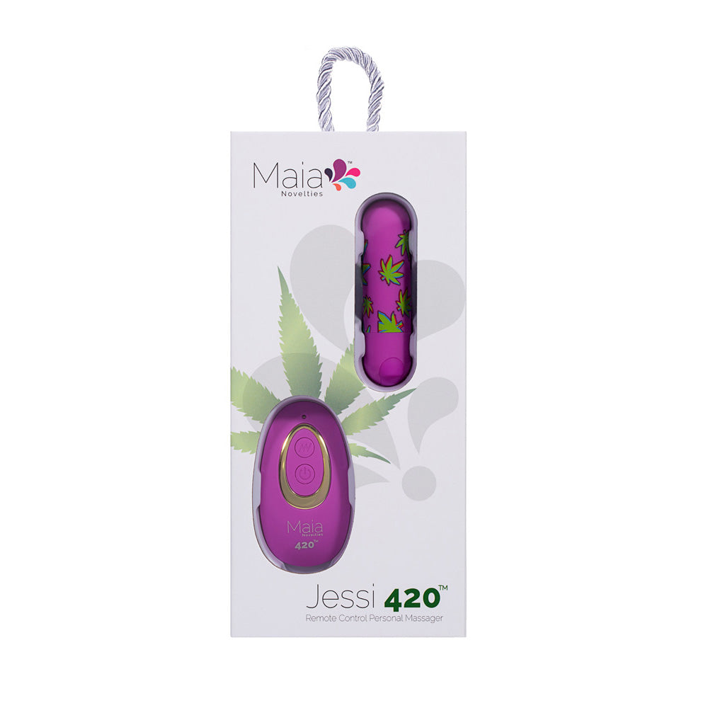 Maia Toys | Maia JESSI 420 - Purple 7.6cm Bullet with Wireless Remote