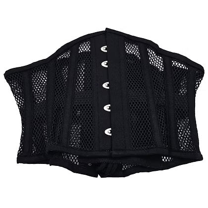 Rouge Mesh Corset - Black Size S/M or L/XL or 3/4XL