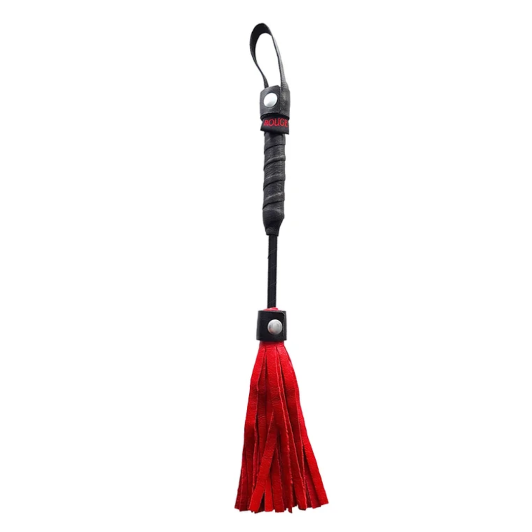Rouge Mini Leather Flogger - Red