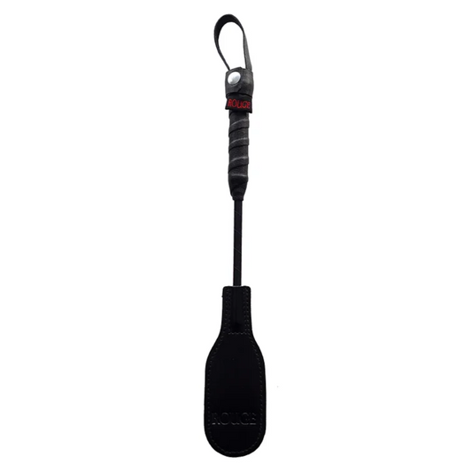 Rouge Mini Leather Oval Paddle Black