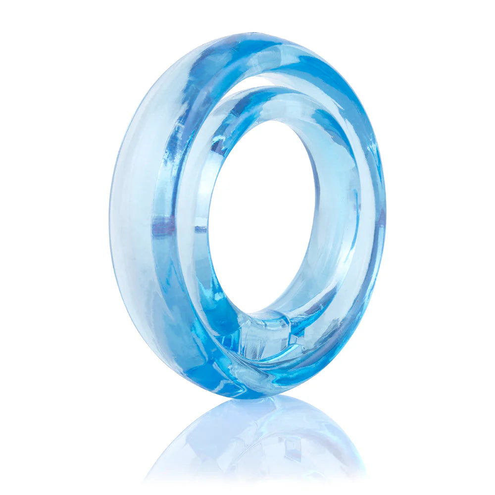 ScreamingO Ring O 2 Double Cock & Ball Ring - Blue