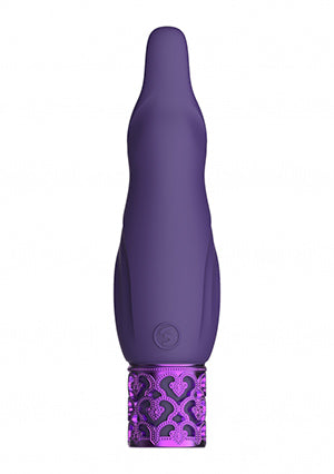 Shots Toys | Royal Gems Sparkle - 10 Speed Rechargeable Silicone Bullet - Purple
