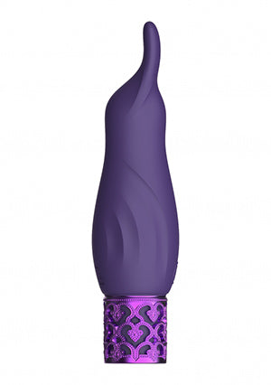 Shots Toys | Royal Gems Sparkle - 10 Speed Rechargeable Silicone Bullet - Purple