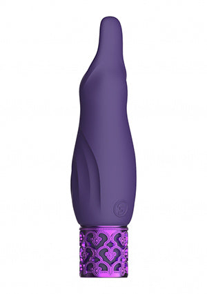 Shots Toys | Royal Gems Sparkle - 10 Speed Rechargeable Silicone Bullet - Purple