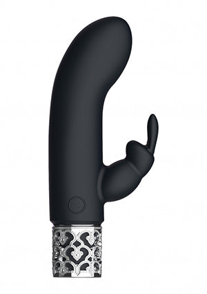 Shots Toys | Royal Gems Dazzling - 10 Speed Rechargeable Silicone Bullet - Black