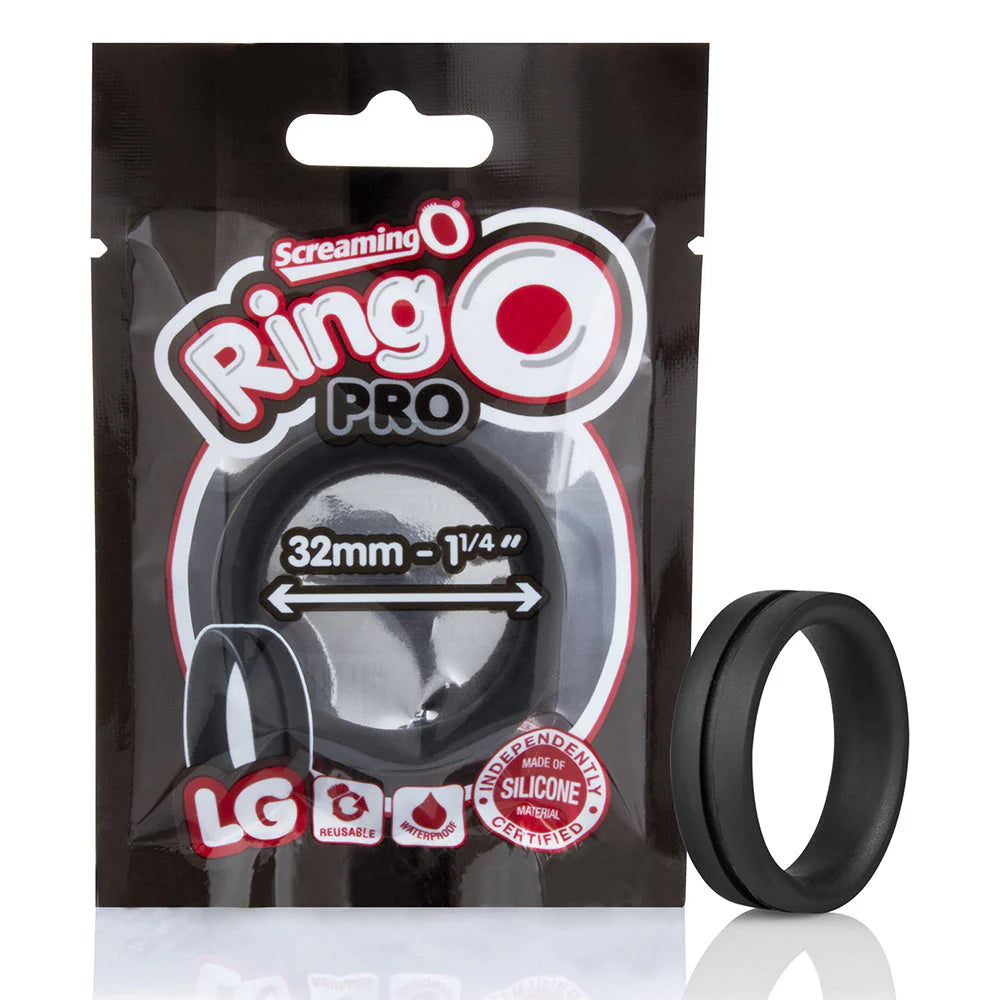 ScreamingO RingO Pro Large Cock Ring - Black