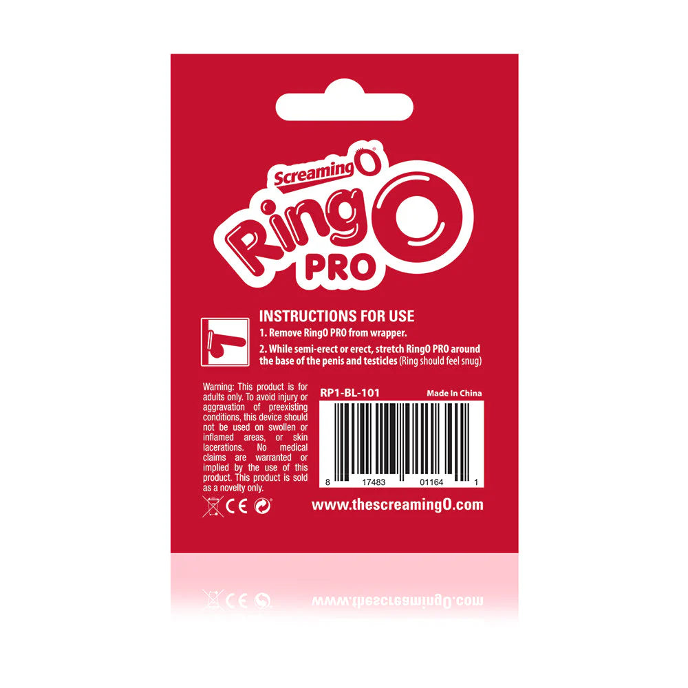 ScreamingO RingO Pro Large Cock Ring - Black