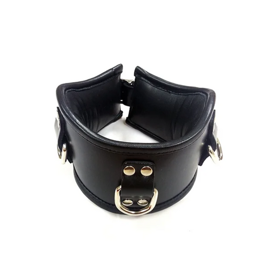 Rouge Leather Posture Collar - Black