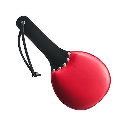 Rouge Leather Ping Pong Paddle Black/Red