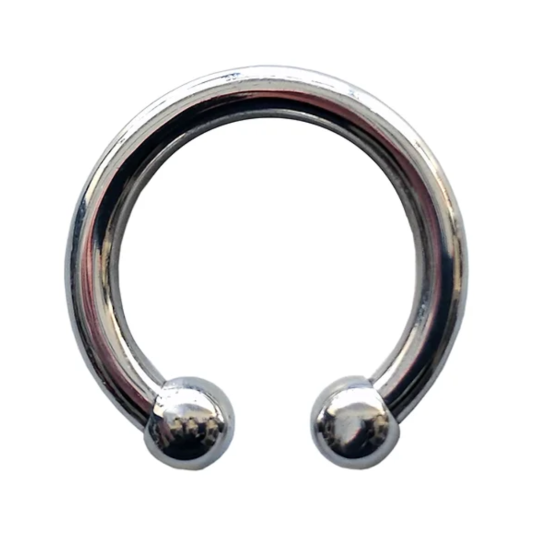 Rouge Stainless Steel Small Horse Shoe Cock Ring 30mm