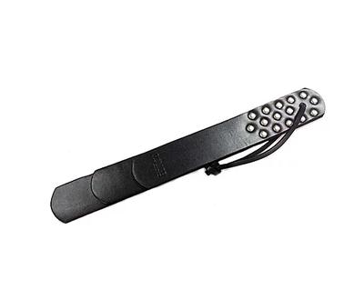 Rouge Leather Three Flap Paddle Black