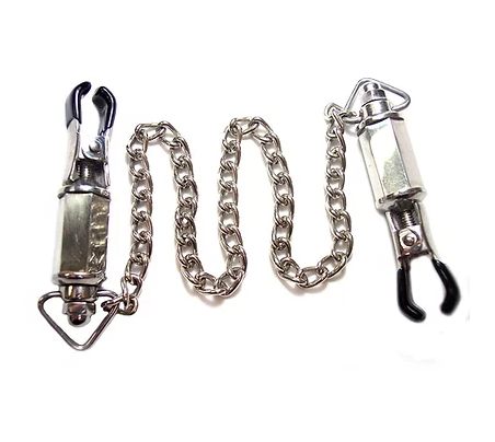 Rouge Nipple Clamps with Weights