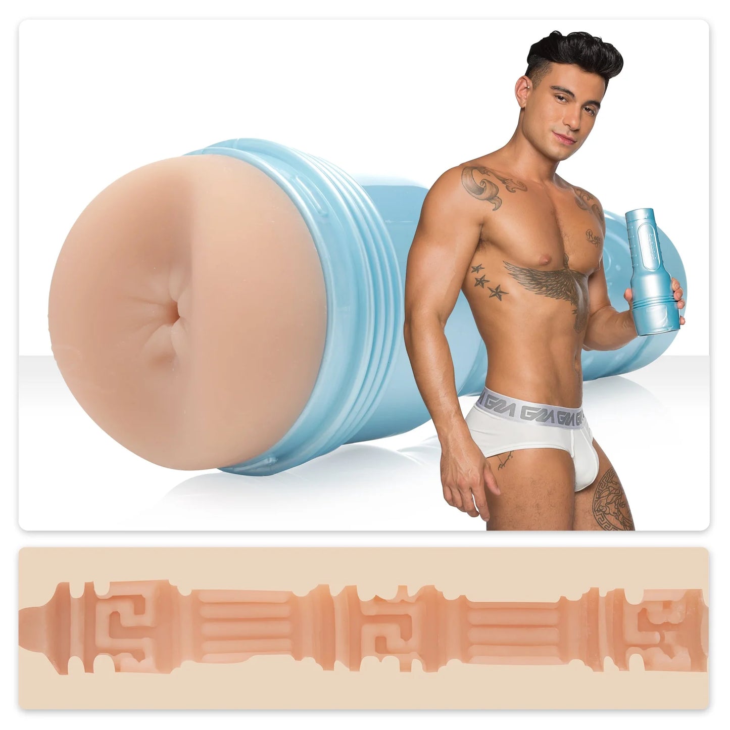Fleshlight Fleshjack Boys Ricky Roman Dolce Ass Masturbator