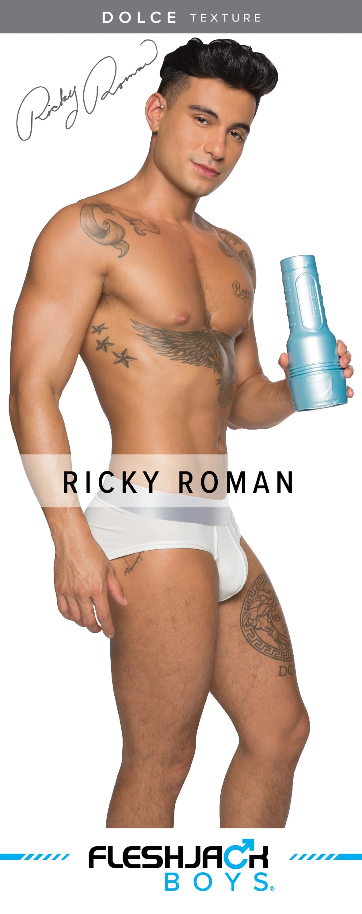 Fleshlight Fleshjack Boys Ricky Roman Dolce Ass Masturbator