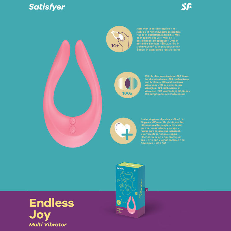 Satisfyer Endless Joy Pink - Couples Stimulator