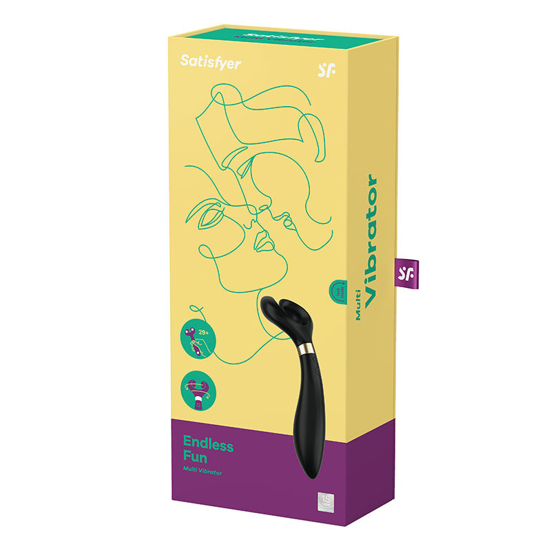 Satisfyer Endless Fun Black - Couples Stimulator