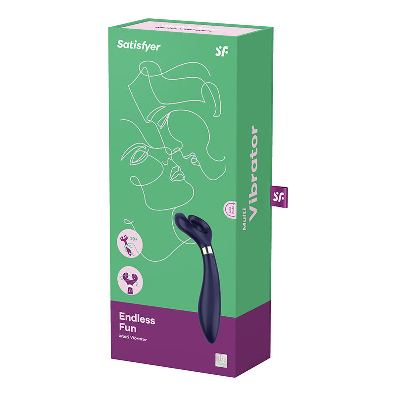 Satisfyer Endless Fun Blue - Couples Stimulator