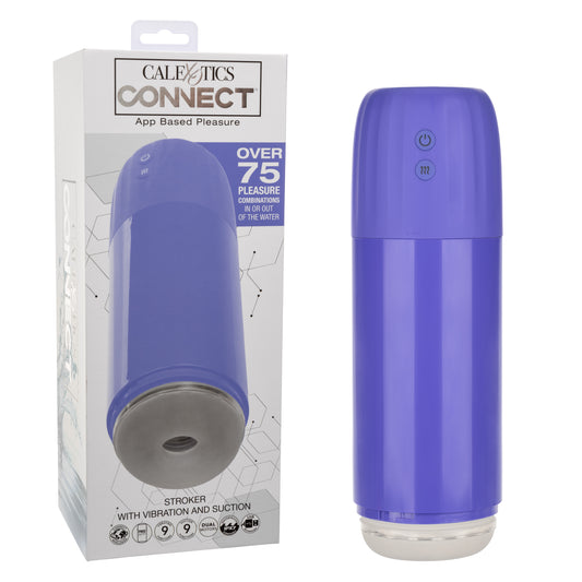 CalExotics Connect™ Stroker With Vibraton And Suction (App Control)