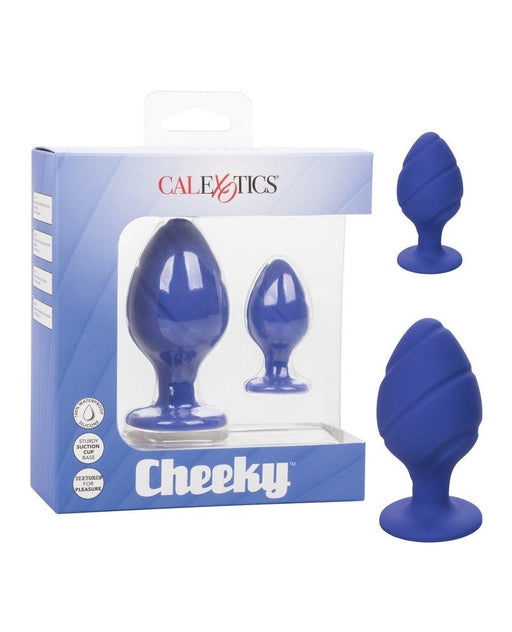 Calexotics Cheeky Anal Plugs 2 Pack - Purple