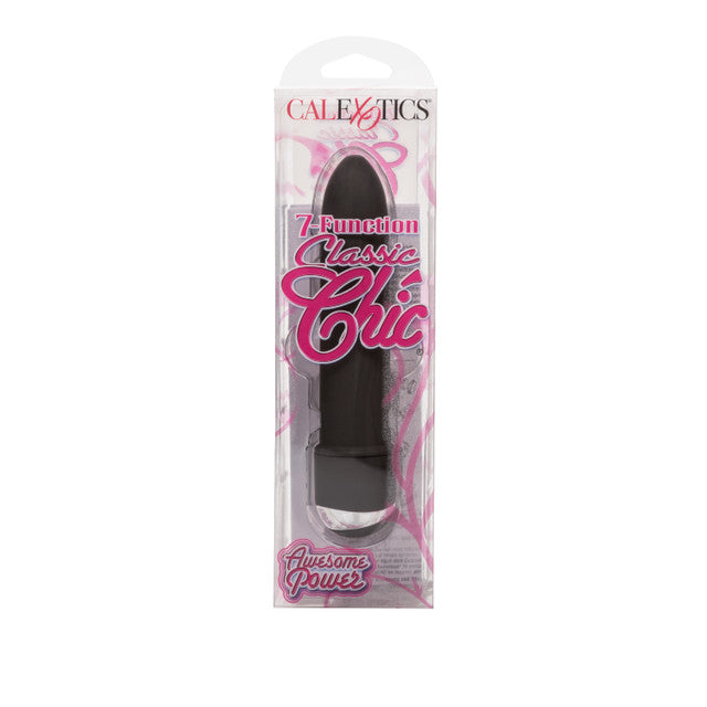 Calexotics Classic Chic® 7 Function Mini Vibe Massager 4.25" Black