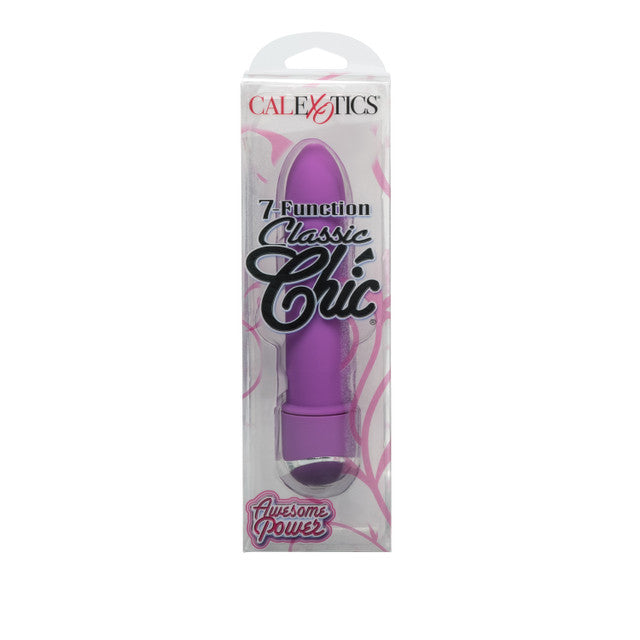 Calexotics Classic Chic® 7 Function Mini Vibe Massager 4.25" Purple