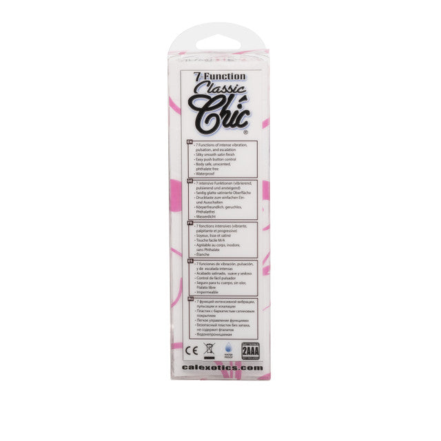 Calexotics Classic Chic® 7 Function Mini Vibe Massager 4.25" Purple