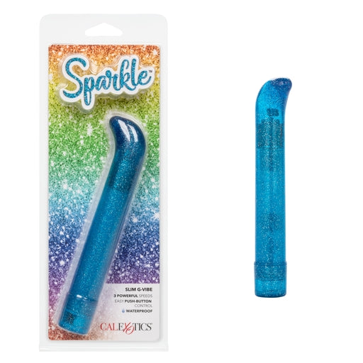 Calexotics Sparkle Slim G-Vibe - Blue