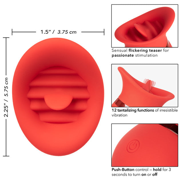 CalExotics French Kiss Sweet Talker - Fluttering Tongue Teaser