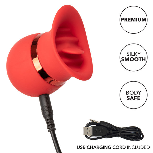 CalExotics French Kiss Sweet Talker - Fluttering Tongue Teaser