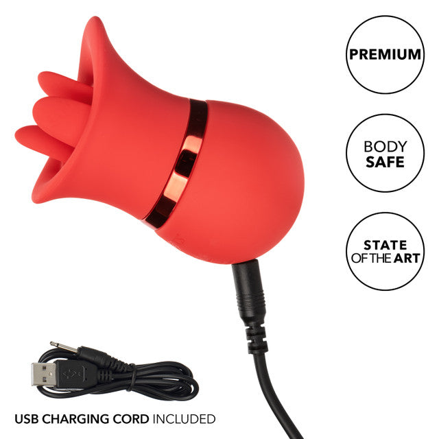 CalExotics French Kiss Suck & Play Interchangeable Set - Suction Vibrator and Triple Teaser