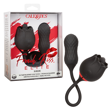 CalExotics French Kiss Elite Siren - Flickering Teaser and Bullet Vibrator
