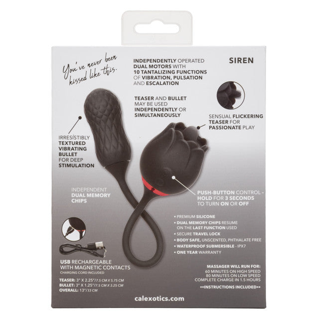 CalExotics French Kiss Elite Siren - Flickering Teaser and Bullet Vibrator