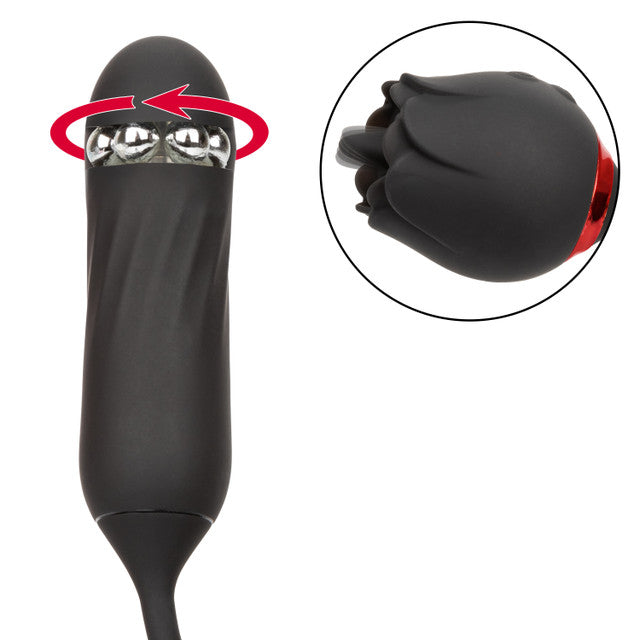 CalExotics French Kiss Elite Lover - Flickering Teaser and Rotating Bullet Vibrator