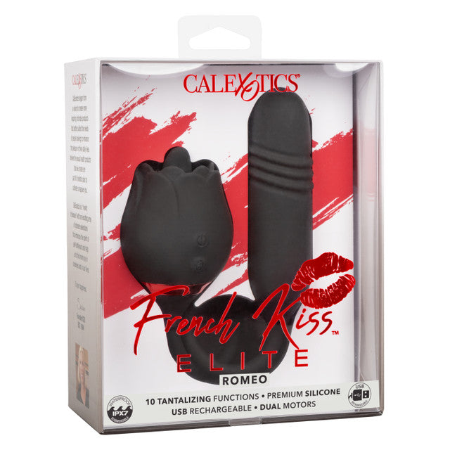 CalExotics French Kiss Elite Romeo - Flickering Teaser and Thrusting Bullet Vibrator