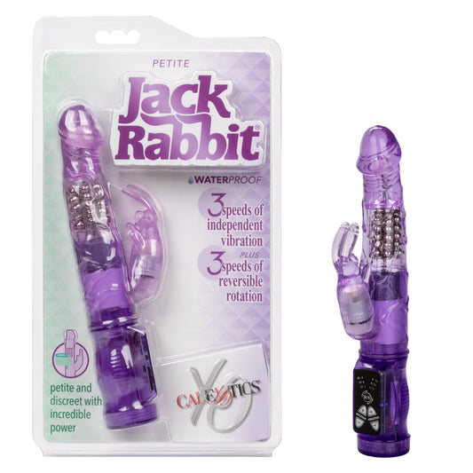 Calexotics Jack Rabbit Petite Rotating Beads Rabbit Vibrator Purple