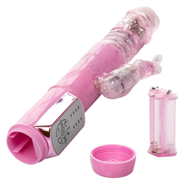 Calexotics Jack Rabbit Petite Thrusting Rabbit Vibrator Pink
