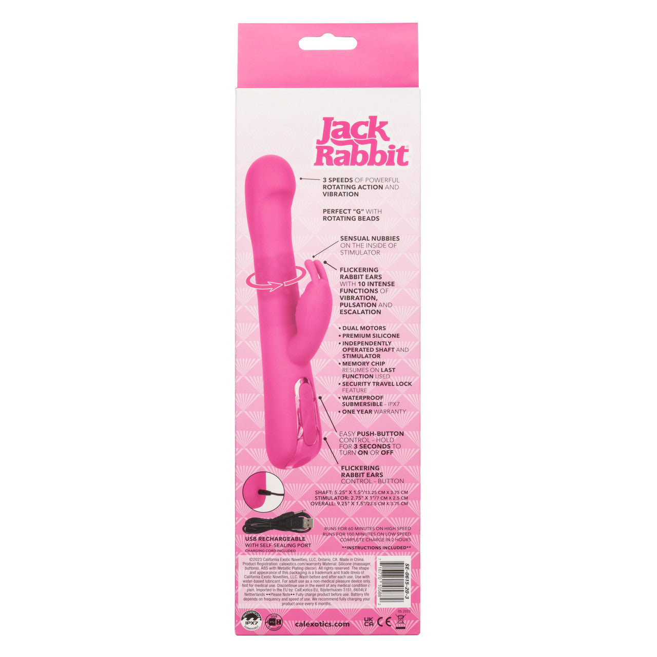 Calexotics Jack Rabbit Elite Beaded G Rabbit Vibrator