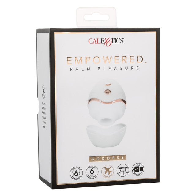 CalExotics Empowered Palm Pleasure Goddess Suction Vibrator