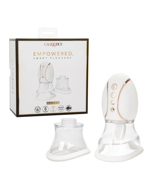 CalExotics Empowered Smart Pleasure Queen Flickering Suction Vibrator