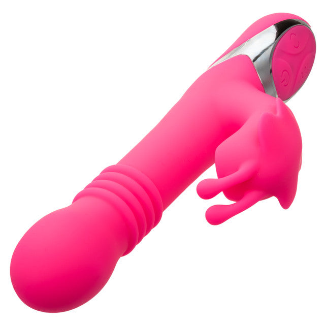 CalExotics Enchanted Kissing Butterfly Thrusting Rotating Beads Rabbit Vibrator