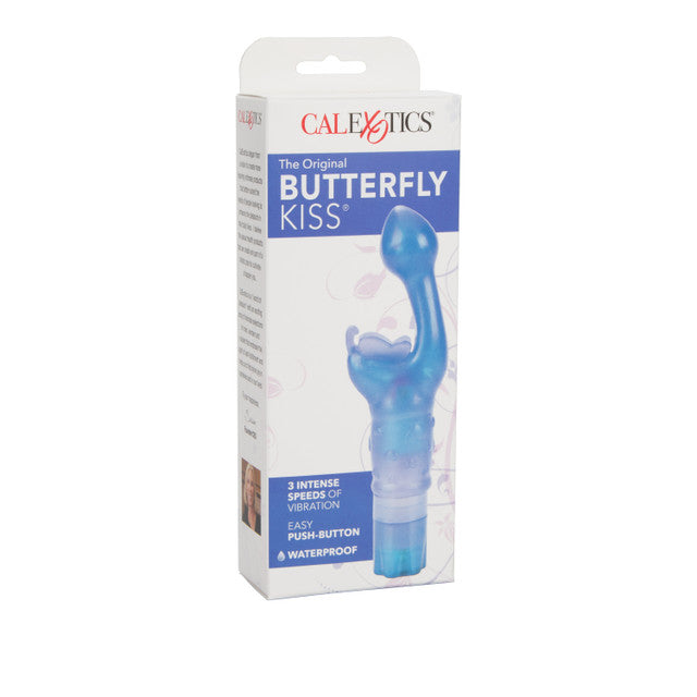Calexotics The Original Butterfly Kiss Vibrator - Blue