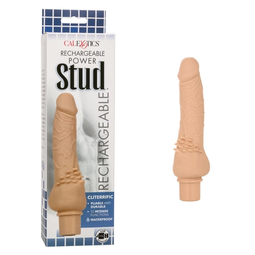 CalExotics Power Stud Cliterrific Rechargeable Ivory