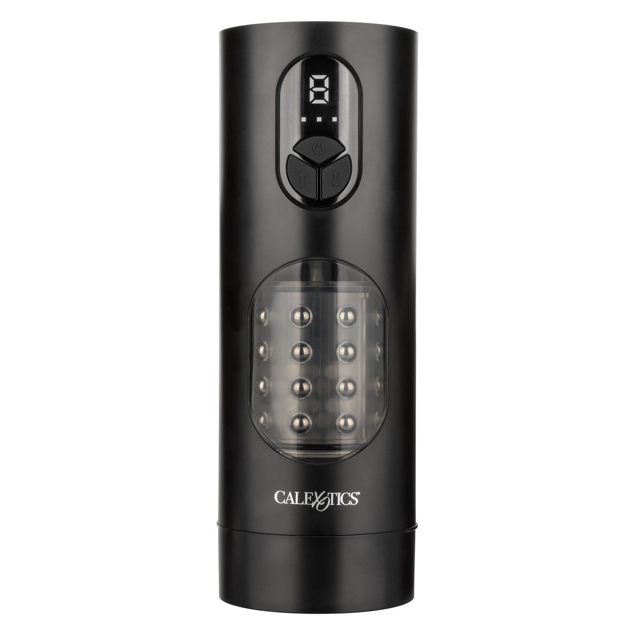 Calexotics Bionic Beaded Power Stroker - Stroking and Rotating Beads Masturbator