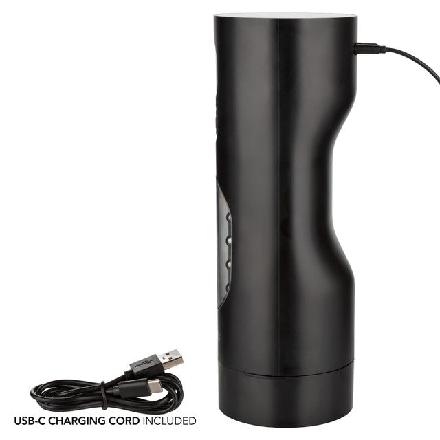 Calexotics Bionic Beaded Power Stroker - Stroking and Rotating Beads Masturbator